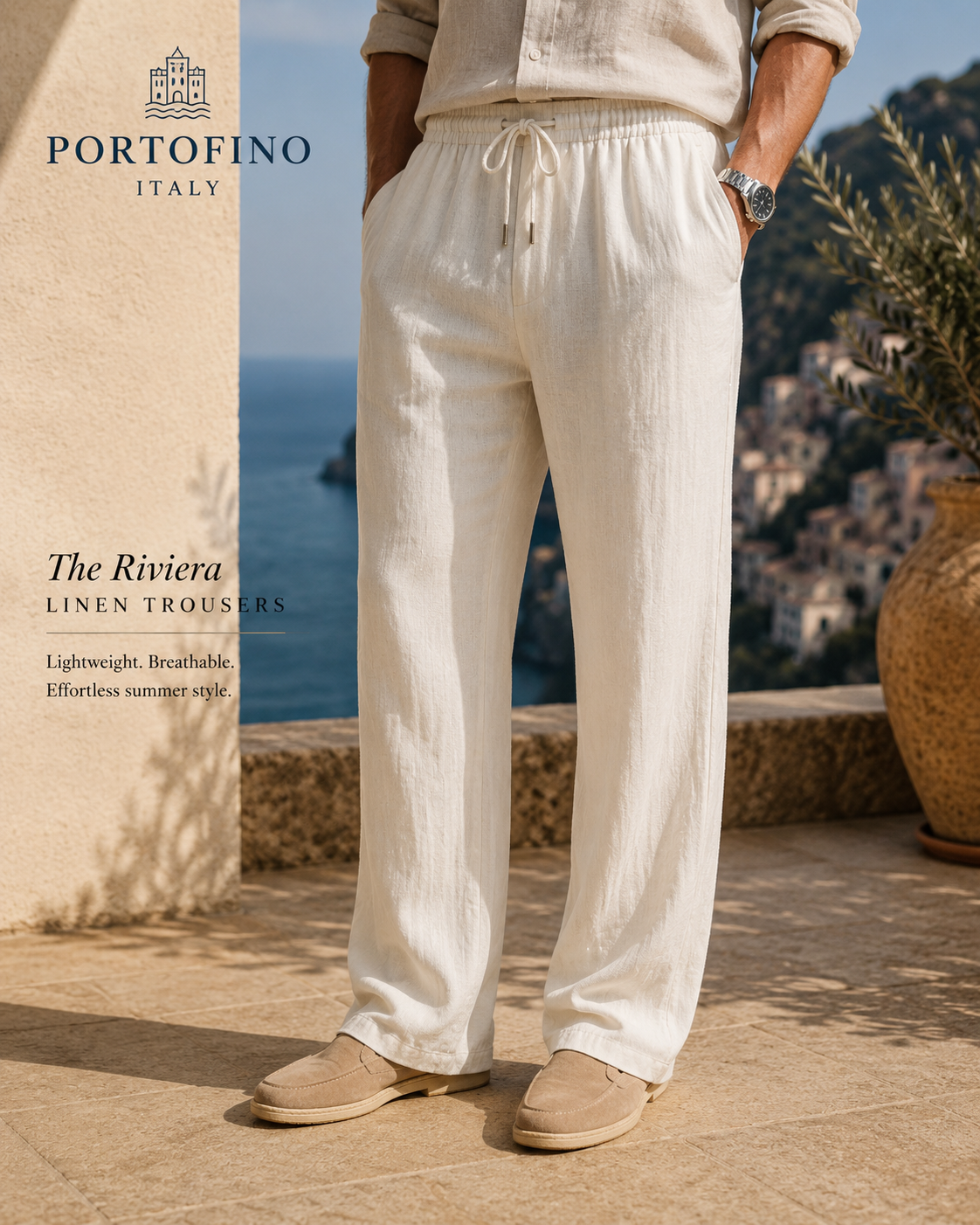 The Riviera Linen Trousers