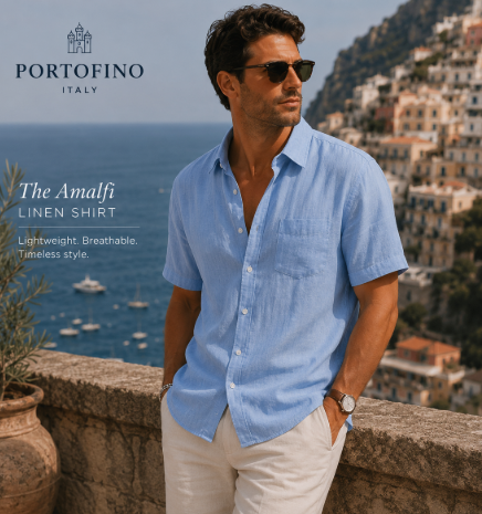 The Amalfi Linen Shirt